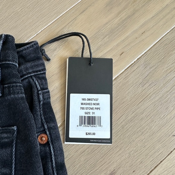 Re/Done Comfort Stretch High Rise Stove Pipe - Picture 3 of 5